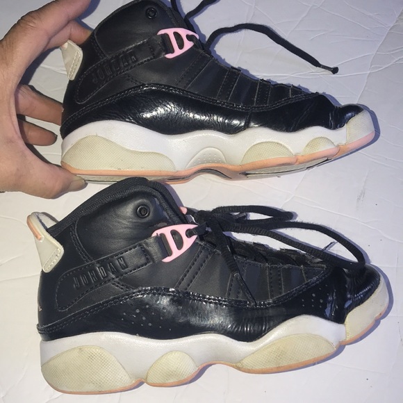 Girl’s Jordan Six Rings Basketball Shoes - Picture 3 of 10